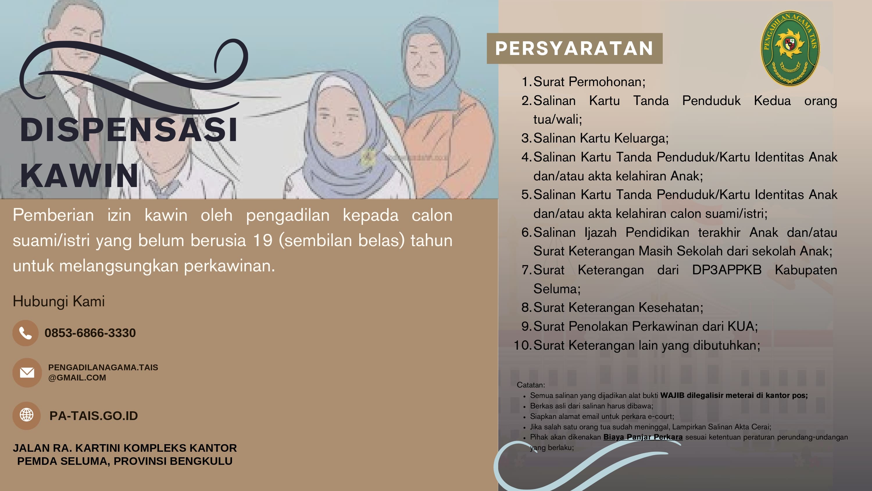 Brosur Dispensasi Kawin