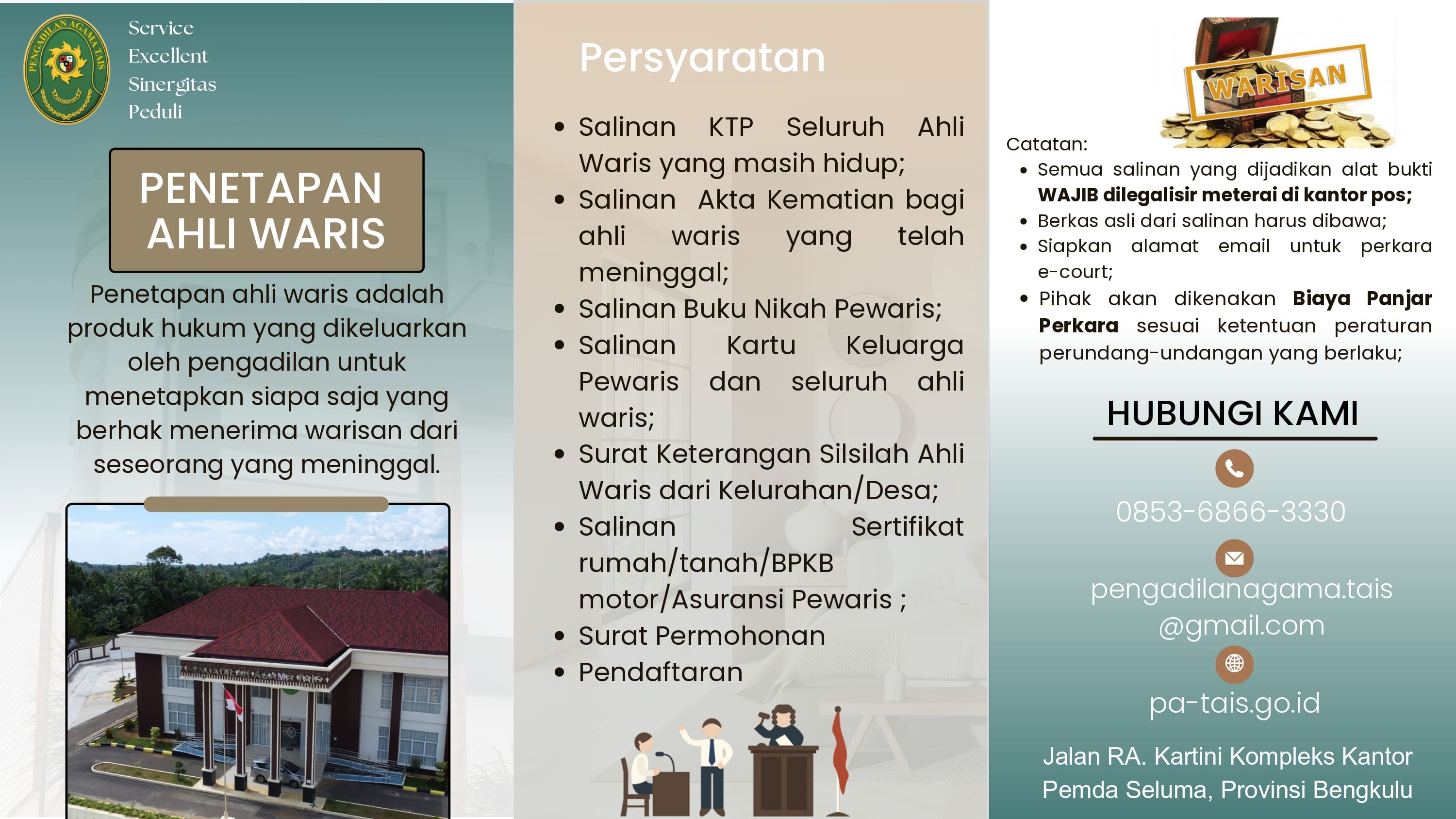 Brosur Penetapan Ahli Waris