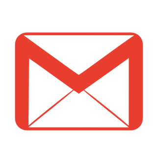 Communication email blue icon